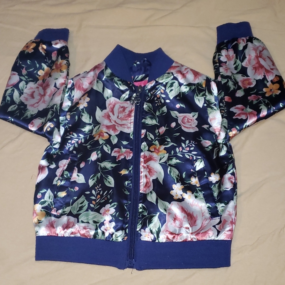 Girls floral jacket